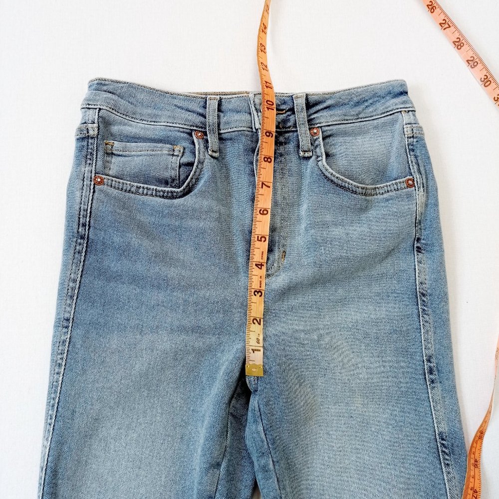 NEW Free People Raw High Rise Skinny Jegging 28 - Picture 4 of 11
